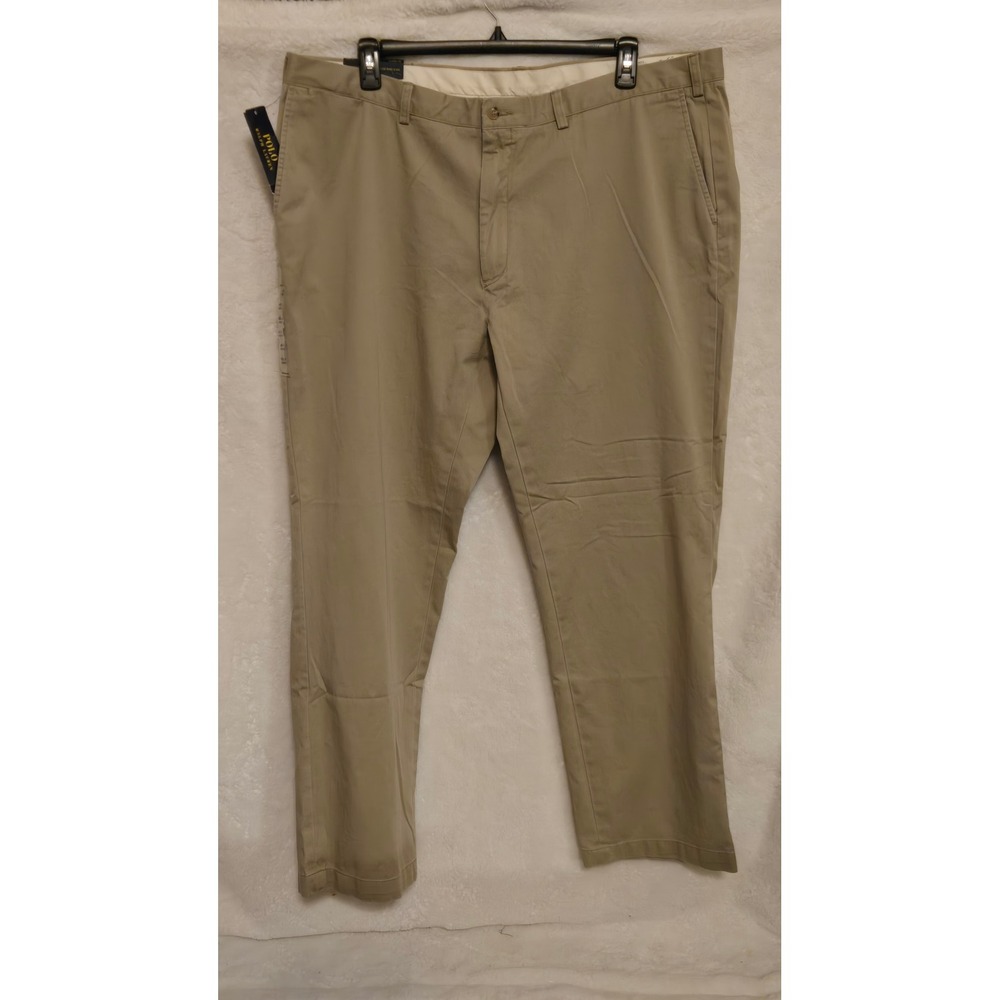 Polo Ralph Lauren Mens 46×34 Classic Fit Chino Pants Khaki Tan NEW